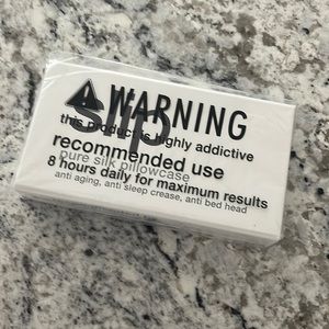 New in box Slip Silk Pillowcase in White size King